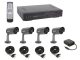 Velleman CCTVPROM17  PACK CCTV - 8 CANAUX / 4 CAMÉRAS IR AVEC OBJECTIF VARIFOCAL - H.264 - EAGLE EYES - PUSH VIDEO - VGA/HDMI - Image n°3