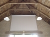 Cliquez pour agrandir <b>camping de la grange de monteillac</b><br />
Installation d'un vidéo projecteur avec toile de projection électrique. Cette installation permet de regarder un DVD, une présentation via ordinateur portable ou même une émission de télévision sur un écran de 3m par 3m. Toutes les commandes se font à distance.