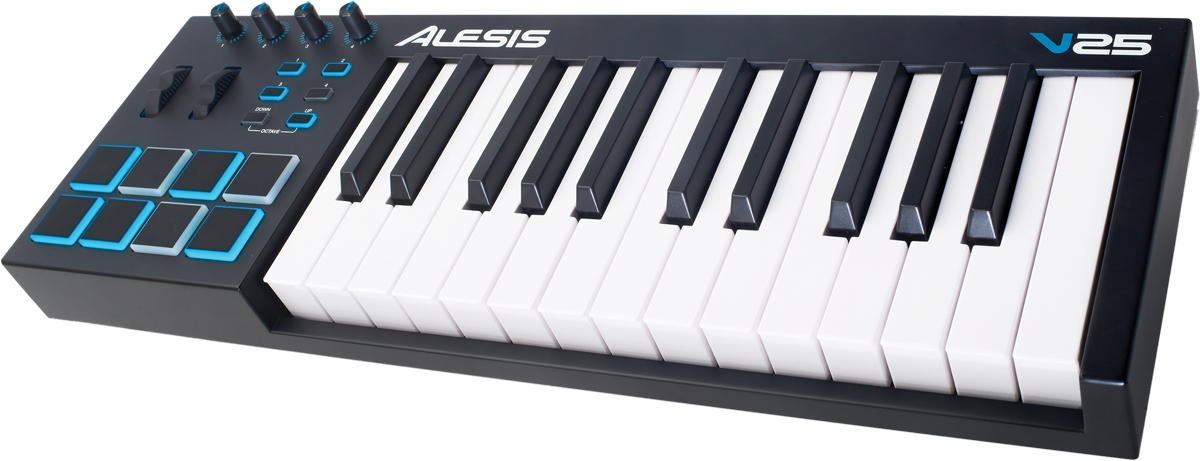 ALESIS VI25 - CLAVIER MAITRE USB MIDI 25 NOTES 16 PADS - EDS ELECTRONIQUE